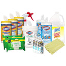 Clorox Wipes Super Starter Kit 2.0 w/ Hand Sanitizer, Sani Wipes, Lysol Disinfectant Lemon Concentrate - WSK-4 - TotalRestroom.com