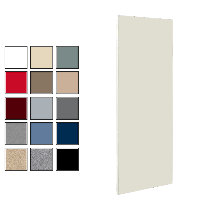 ASI Global (Metal) Urinal Screen (18" X 48") - 40-7131880 - Powder Coated Metal