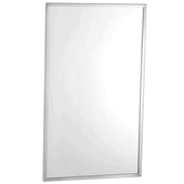 Bobrick B-165 Channel-Frame Mirrors