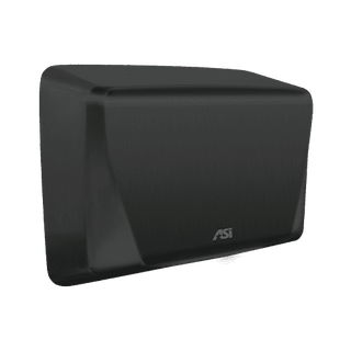 ASI 0199-1-41 TURBO ADA - Automatic High-Speed Hand Dryer (115-120V) Matte Black, Surface Mounted