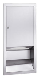 Bradley 244-110000 Folded Towel Dispenser, Surface-Mounted