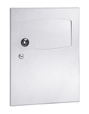 Bradley 4737-110000 Napkin Disposal, 1.5 Gallon, Surface-Mounted