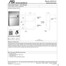 ASI 0473-A Commercial Restroom Sanitary Napkin Disposal, Surface-Mounted, Stainless Steel