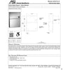 ASI 0473-A Commercial Restroom Sanitary Napkin Disposal, Surface-Mounted, Stainless Steel