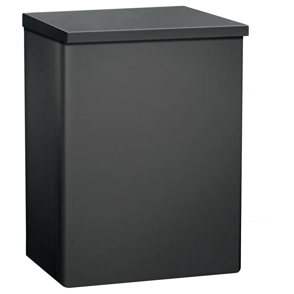 ASI 0852-41 Matte Black Commercial Restroom Sanitary Napkin