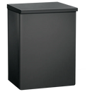 ASI 0852-41 Matte Black Commercial Restroom Sanitary Napkin Disposal, Surface-Mounted, Stainless Steel