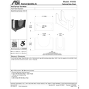 ASI 1005 Paper Towel Holder - Multi, C-Fold - Vanity, Free Standing