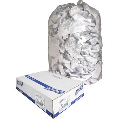 Genuine Joe GJO01014 Clear Trash Can Liners, Extra Large Size, 60 gal Capacity, 58" L x 38" W x 0.80 mil (20 Micron) Thickness, Low-Density, Film, Multipurpose, 100/Carton