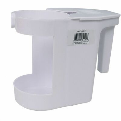 Genuine Joe GJO85121CT Toilet Bowl Mop Caddy, White, 12/Carton