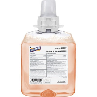 Genuine Joe GJO02889 Antibacterial Foam Soap Refill, Orange Blossom Scent, 1.32 quart, Bacteria Remover, Hand, Skin, Orange