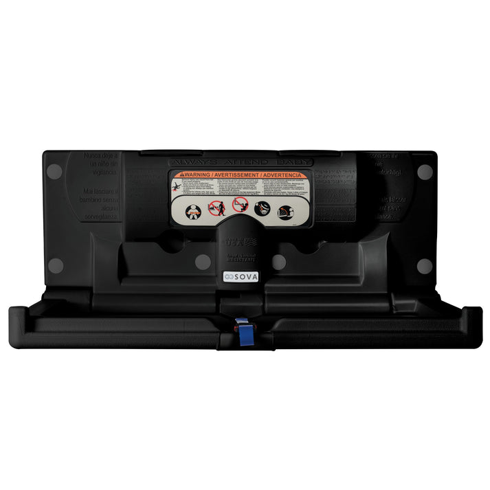 Foundations (The Sova Company) 100-EH-BP-02 Horizontal Surface Mount (EZ Mount Backer Plate Included), Black, Updated Part Number: 10HS0202