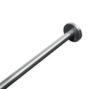 ASI 1214-66 Shower Curtain Rod with Flanges - 1" Diameter, 66" L