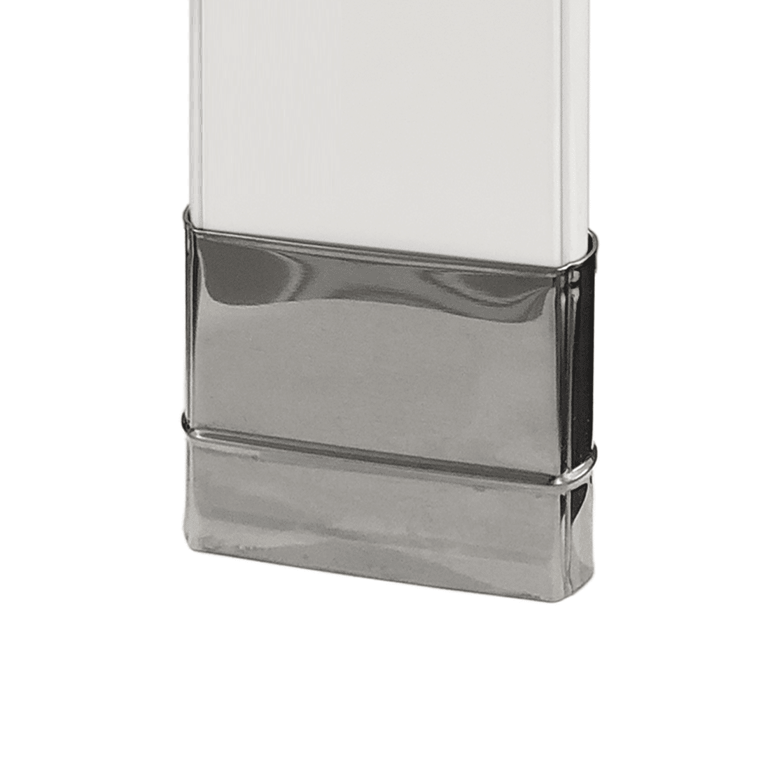 Hadrian 550003-900 Pilaster Shoe 3" Stainless Steel Bathroom Stall Hardware - Pilaster Shoes