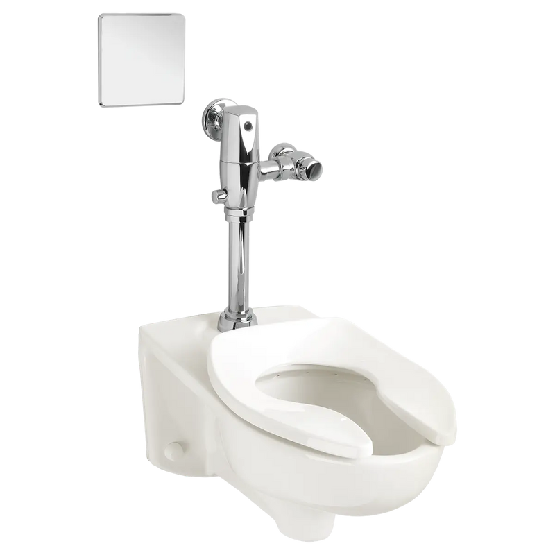 American Standard Afwall Millennium FloWise Elongated Toilet with EverClean, Top Spud, Urinal - 3351101.02