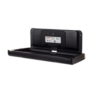 Foundations (The Sova Company) 200-EH-02 Ultra Horizontal Baby Changing Station (EZ Mount Backer Plate Included), Black / Stainless, Updated Part Number: 15HS0002