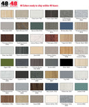 ASI Global plastic laminate Moisture Guard partition color selection guide