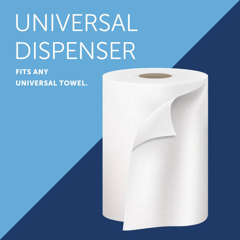Kimberly-Clark Lev-R-Matic Roll Towel Dispenser, 13 3/10W X 9 4/5D X 13 1/2H, Smoke - KCC09765