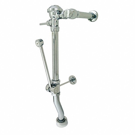 Zurn Z6011AV-HET-BWN AquaVantage AV Exposed Manual Diaphragm Flush Valve-1.28 gpf, Bedpan Washer Assembly, Grab Bar, 26-1/2” Rough-in