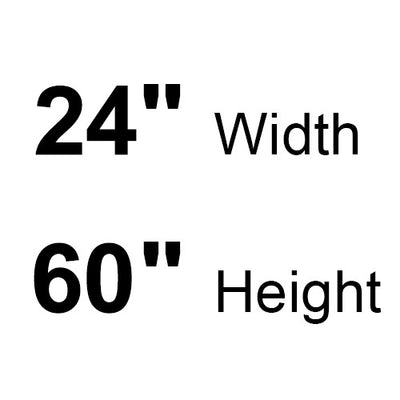 Bobrick 290.MBLK (24 x 60) 2460, 290, Welded-Frame Mirrors, Matte Black, 24