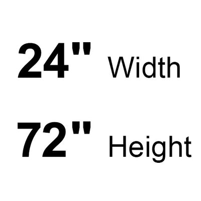 Bobrick 290.MBLK (24 x 72) 2472, 290, Welded-Frame Mirrors, Matte Black, 24