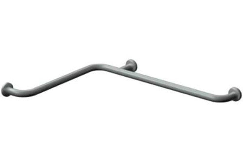 ASI 3724-52P Snap Flange (1-1/4" O.D) Peened - Horizontal Grab Bar, for Compartment, 52"