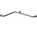 ASI 3457 Exposed Flange (1-1/4" O.D) Smooth - Horizontal Grab Bar, 54" x 42"