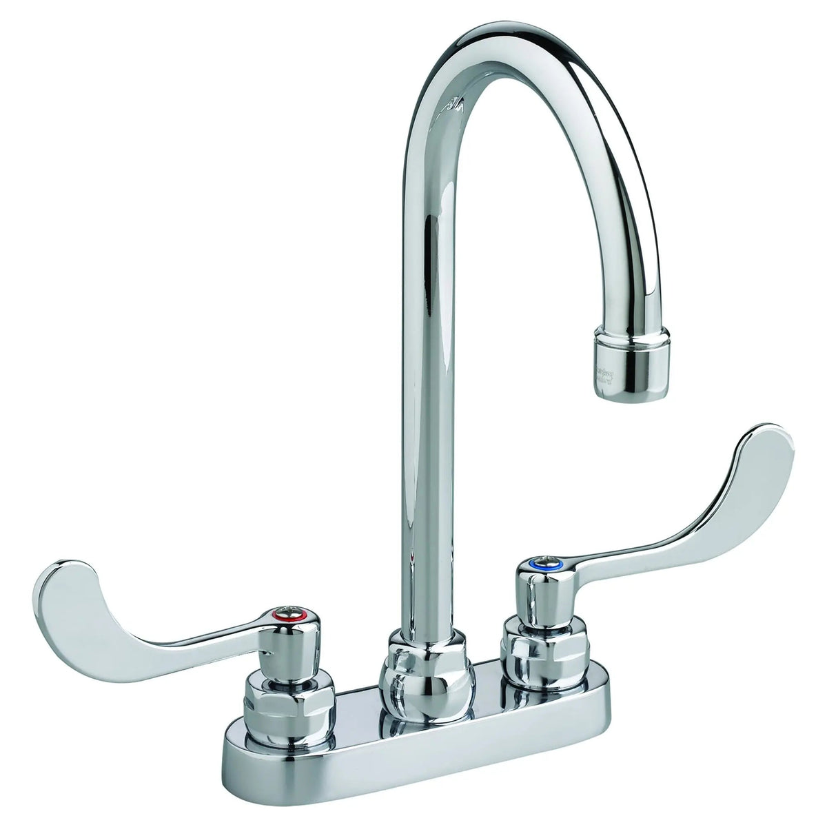 American Standard Mounting Faucet Set, Gooseneck Spout, Wrist Blade, Less Drain, Lavatory Faucets - 7500170.002