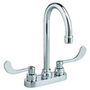 American Standard Mounting Faucet Set, Gooseneck Spout, Wrist Blade, Less Drain, Lavatory Faucets - 7500170.002