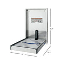 Foundations (The Sova Company) Surface Mount Full Stainless Steel Changing, Updated Part Number: 35VS0006