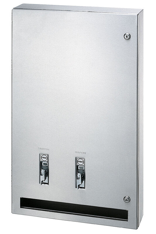 Bradley 407-400000 Napkin / Tampon Vendor Recessed