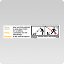 Koala Kare 449 LABEL, WARNING PICTOGRAM 4 LANG