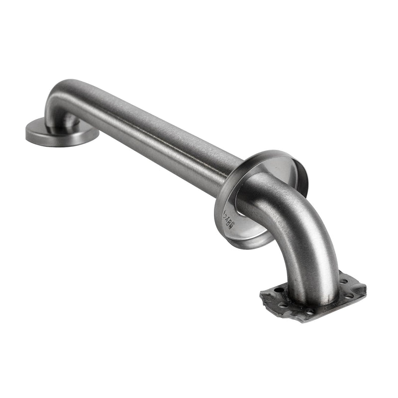 Bobrick B-6806x24 (24 x 1.5) Commercial Grab Bar, 1-1/2" Diameter x 24" Length, Concealed-Mounted, Stainless Steel