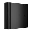 Bradley Elvari Single Jumbo Toilet Tissue Dispenser, Brushed Black, Surface-Mounted, Large Capacity - 5B2-113600-BB