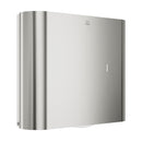 Bradley Elvari Single Jumbo Toilet Tissue Dispenser, Brushed Stainless Steel, Surface-Mounted, Large Capacity - 5B2-113600-BS
