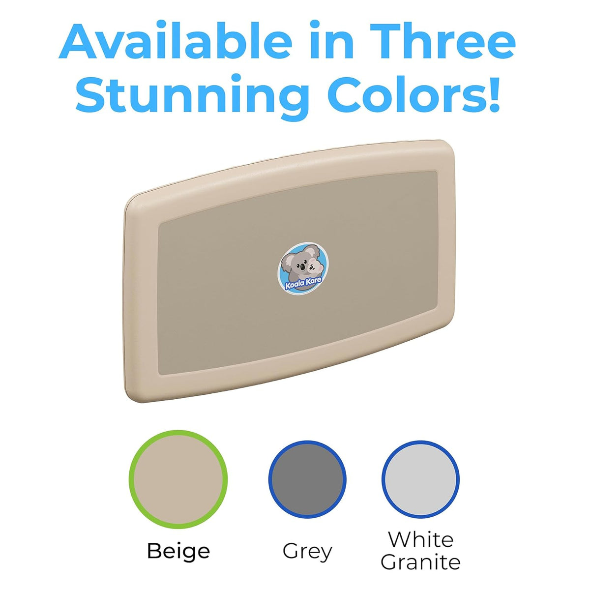 Koala Kare KB300-00 Horizontal Baby Changing Station, Surface-Mounted, Beige (Formerly KB200-00)