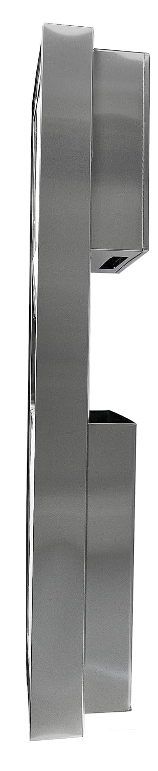 Bobrick B-3979 Automatic Combination Commercial Paper Towel Dispenser/Waste Receptacle, Surface-Mounted, Stainless Steel