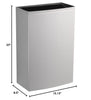 Bobrick B-277 Commercial Restroom Sanitary Waste Bin, 12 Gallon, Surface-Mounted, 15-1/8