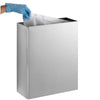 Bobrick B-279 Commercial Restroom Trash Can, 6.4 Gallon, Surface-Mounted, 14