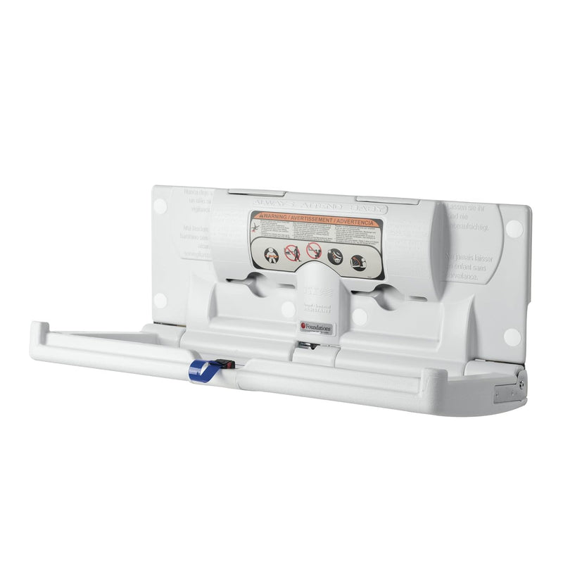Foundations Horizontal Surface Mount (EZ Mount Backer Plate Not Included), Light Gray - 100-EH