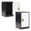 Alpine ADI629-02-B-W 24" Kids Locker, Black with White Doors
