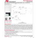 ASI 645210AC-00 Piatto Recessed Automatic Roll Paper Towel Dispenser (AC Plug-In), White Phenolic Door, 16-1/16" x 28" x 9-13/16"