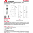ASI 64676 Combination Commercial Paper Towel Dispenser/Waste Receptacle, Recessed-Mounted, Stainless Steel