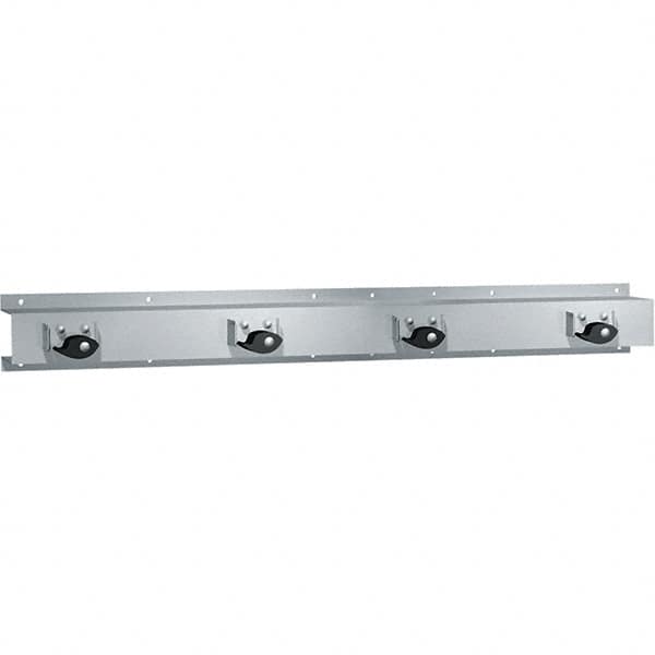 ASI 8215-4 Commercial Mop And Broom Rack, Stainless Steel