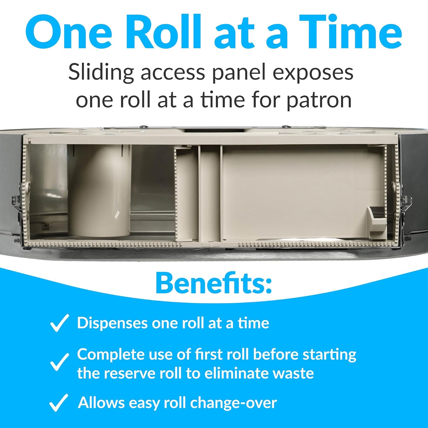 Bobrick B-2892 Commercial Toilet Paper Dispenser, Surface-Mounted, Stainless Steel w/ Satin Finish