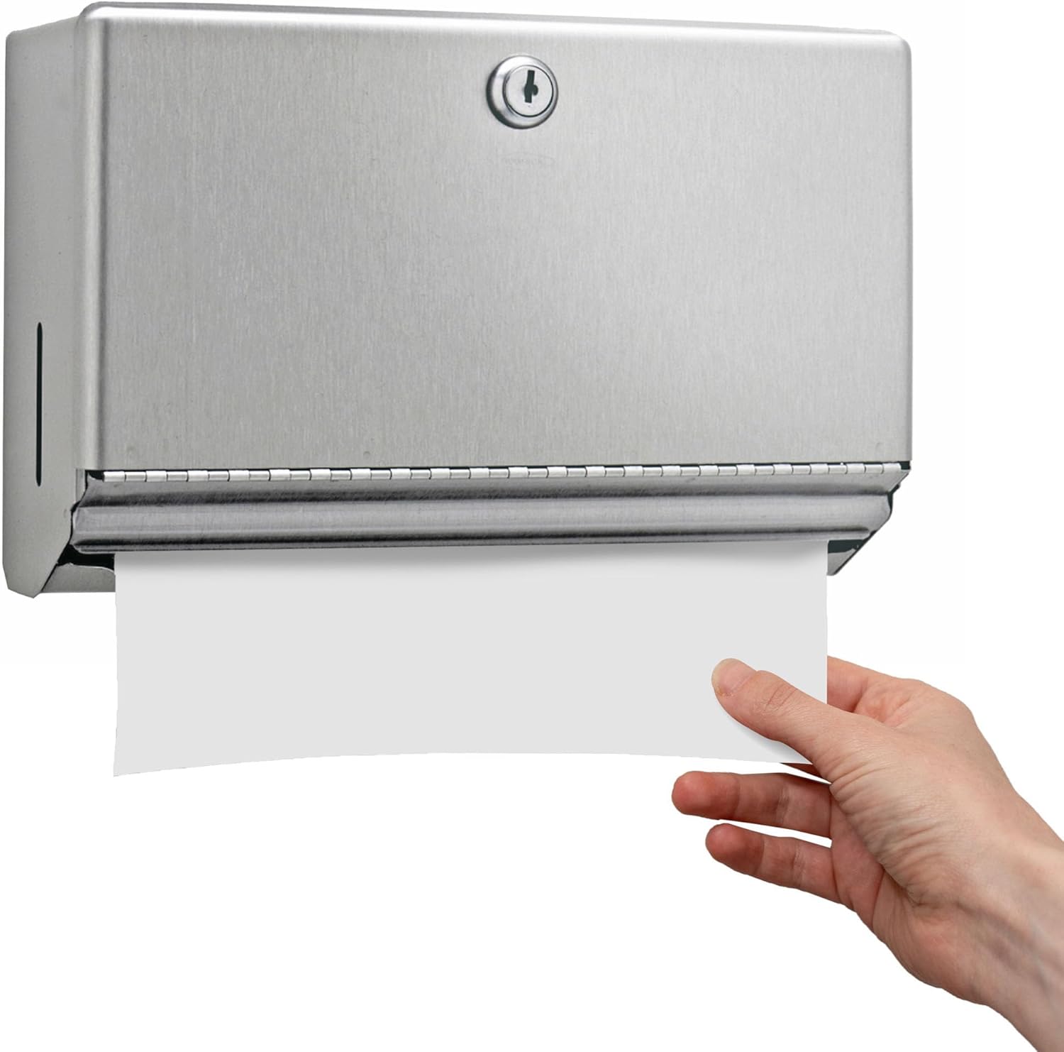 Bobrick B-26212 Commercial Paper Towel Dispenser, Surface-Mounted, Stainless Steel