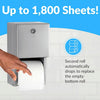 Bobrick B-2888 Commercial Toilet Paper Dispenser, Surface-Mounted, Stainless Steel w/ Satin Finish