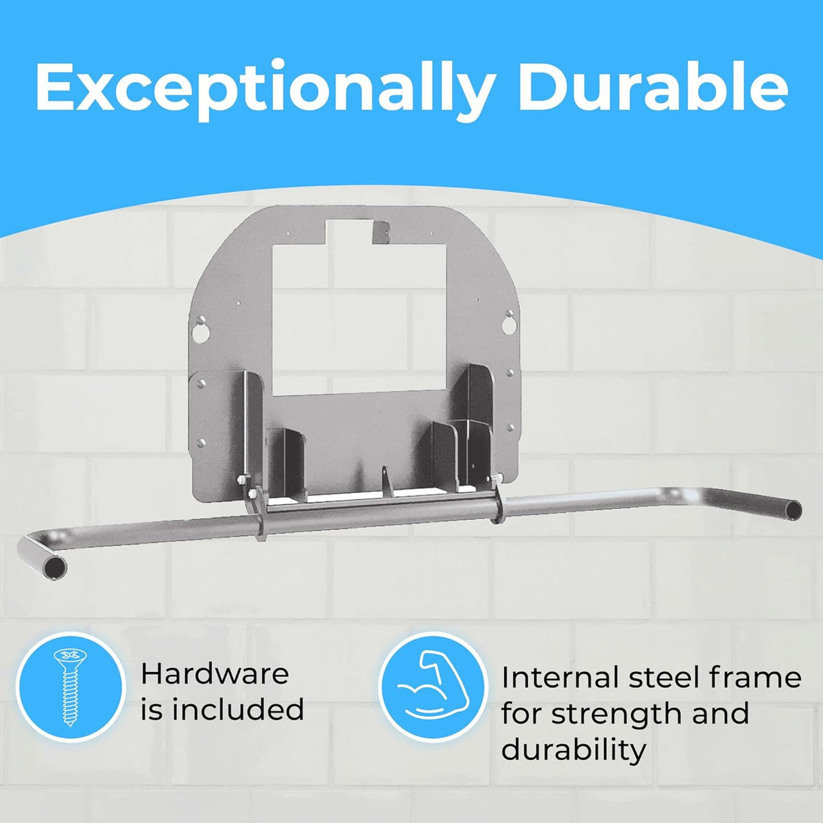 Koala Kare KB310-SSRE-MBLK Horizontal Recessed SS BCS Matte Black Baby Changer
