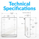 Bobrick B-2620 Commercial Paper Towel Dispenser, Surface-Mounted, Stainless Steel