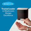 Bobrick B-40 Commercial Liquid Soap Dispenser, Surface-Mounted, Manual-Push, Plastic - 40 Oz