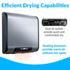 Bobrick B-7128 Automatic Hand Dryer, 115 Volt, Surface-Mounted, Stainless Steel